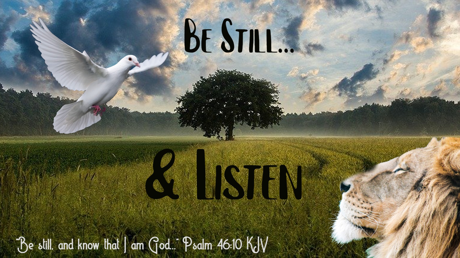 Be Still… & Listen