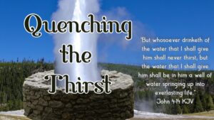 Read more about the article Quenching the Thirst
