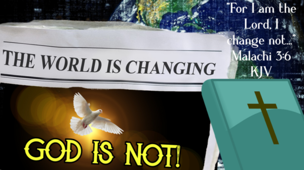 You are currently viewing The World Is Changing. GOD IS NOT!