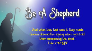 Read more about the article Be a Shepherd