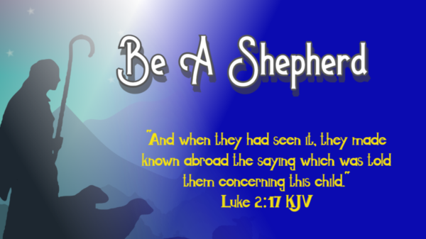 Read more about the article Be a Shepherd