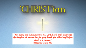 Read more about the article ‘CHRIST’ian
