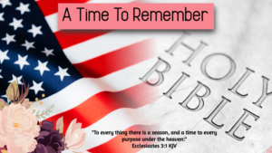 Read more about the article A Time To Remember